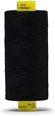 Gutermann Polyester Mara 30 Thick Sewing Thread 3 X 300 Metre Black