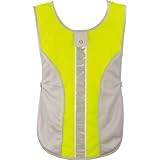 コミネ(KOMINE) バイク用 ジャケット セーフティメッシュベスト グリーン フリー JK-667 619 メッシュ素材