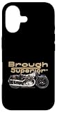 Brough Superior Motorcycle Photo Text Logo Case for iPhone 17