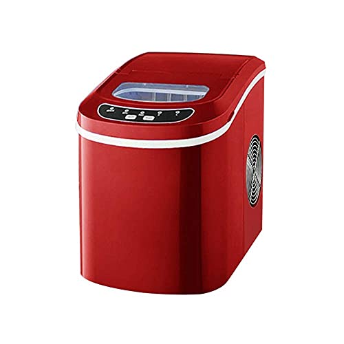 Fabricadora de hielo portátil para encimera, produce 12 kg de hielo en 24 horas, cubos listos en 8 minutos, ideal para fiestas y bebidas mezcladas, color azul