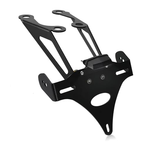 Support plaque d'immatriculation Ducati Monster finition noire épurée - 5