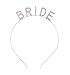 DaXi Bridal Headband Crown Sparkling Crystal Rhinestone BRIDE Elegant Tiara Headpiece for Wedding Party