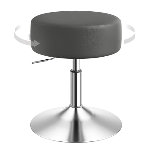 WOLTU Taburete Maquillaje Redondo Giratorio