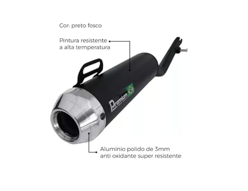 Escapamento Para Moto Xr 200 Esportivo 1993 A 2002 Roncado C