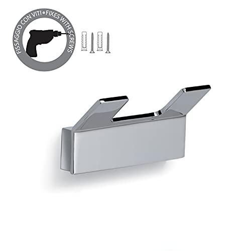 Gedy Hanger, Metal, Chrome, Doble - Image 3