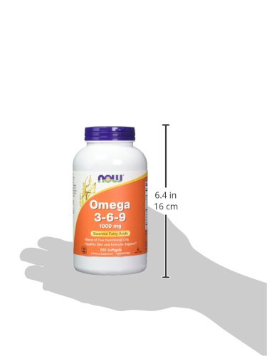 Now Foods, (2 Pack) Omega 3-6-9, 1000 Mg, 250 Softgels, Foods #TOP3