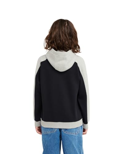 Sweat capuche Quiksilver noir avec poche et coupe confortable
