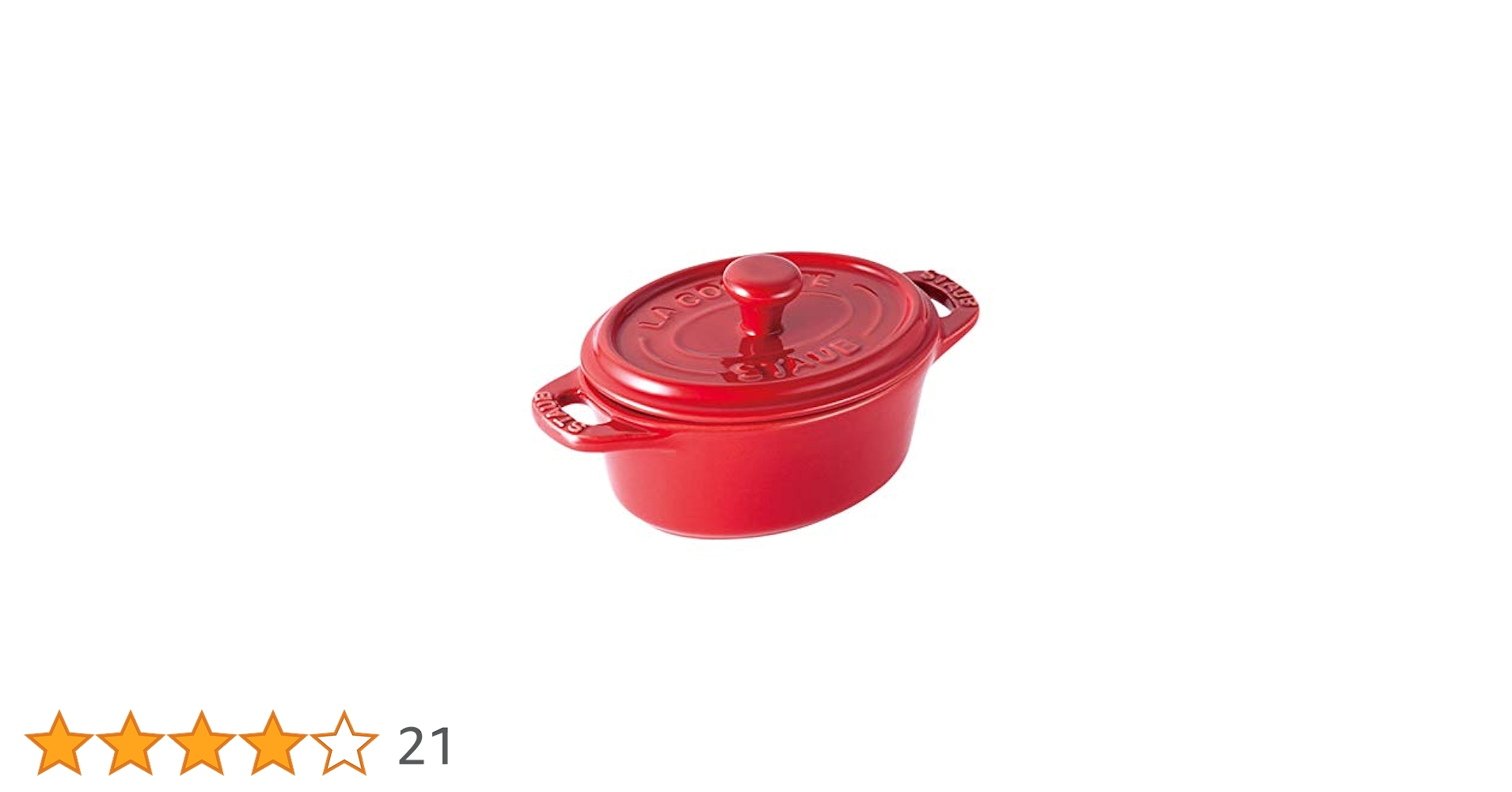 【美品】STAUB ストウブ　ココットオーバル27cm　チェリーレッド Amazon｜ストウブ(Staub) 「 ピコ ココット オーバル チェリー