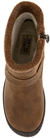 JBU by Jambu Women's Westwood Water Resistant Motorcycle Boot, Brown, 9 | Image 4
