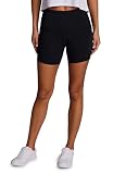 RBX Squat Proof Bike Short for Women, 5' Ultra Hold High Waisted Biker Yoga Shorts with Pockets for Running, Workouts Black
