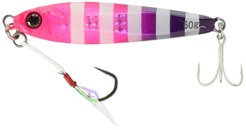 JACKALL(ジャッカル) メタルジグ ビッグバッカー ジグ 78mm 60g グローピンク&パープル/レンズホロのサムネイル