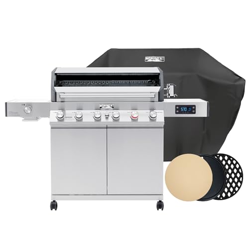 Monument Grills 6+1 Burner Smart Propane Gas...