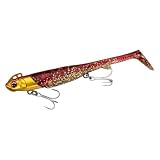 ダイワ(DAIWA) ワーム＋ジグヘッド ロデムR4シャッド-28g ヒラメバーニング