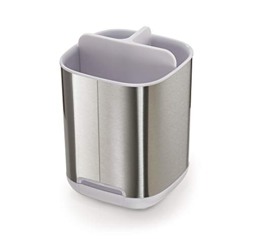 Joseph Joseph Easy-Store - Kompakter Zahnbürstenhalter Caddy für das Badezimmer - Edelstahl – Ansicht 3