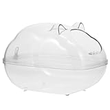 Jouets pour hamsters : sable du bain facile à nettoyer et à remplacer, bac à litière pour hamster