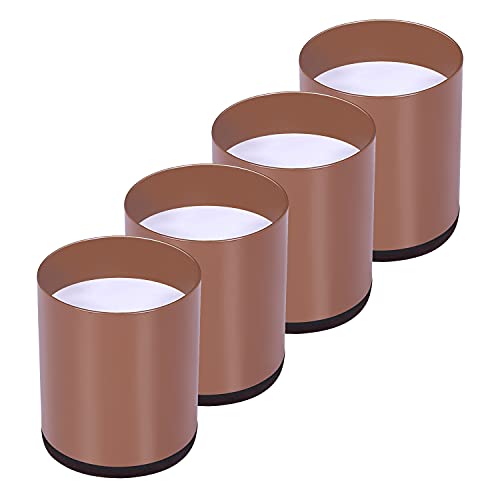 RCHYFFED Elevadores de Muebles 2,4 '' Alto de Acero, Elevador de Cama, Protege Suelos Pies de Mesa y Silla, Altura de Elevación de 5 cm para Sofá y Armarios, Patas de Somier con Autoadhesivo