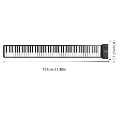Ziurmut Clavier de Piano Pliable – Piano électronique Pliable 88 Touches | Clavier Pliable de Piano numérique de qualité sonore Unique avec pédale de Sustain, câble USB - Les Beatles, Paul McCartney, John Lennon, RIngo Starr, George Harrison Ziurmut Clavier de Piano Pliable - Piano électronique Pliable 88 Touches | Clavier Pliable de Piano numérique de qualité sonore Unique avec pédale de Sustain, câble USB – Image 2