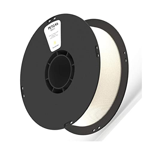 Filamento 3D, filamento PETG K6, filamento de impressora 3D de 1,75 mm 1 Kg (1,39 kg), resistente ao