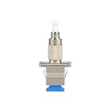 Garneck Silberner Fc Glasfaseradapter aus Metall für Einfache Verbindung von Lichtwellenleitersteckern für Glasfasergeräte und Prüfungen im Bauwesen