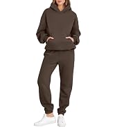 ANRABESS Womens 2 Piece Outfits Lounge Hoodie Oversized Sweatshirt Jogger Sweatpants Y2K Tracksui...