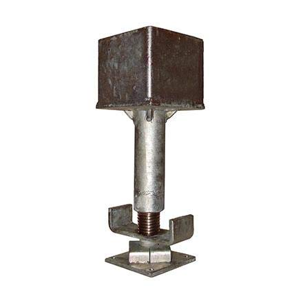 Black Friday Clearance Ellis Manufacturing Company - 6x6 Screw Jack - 30,000 lbs Safe Load Capacity - Galvanized Finish