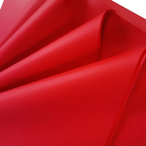 YUNJU 30 Sheets Red Tissue Paper, Valentine's Day Gift Wrap, Christmas Day Wrapping Paper, Large Size 20 X 30 Wrapping for Art Craft & Packing Decorative Sketch and Cutting Paper.