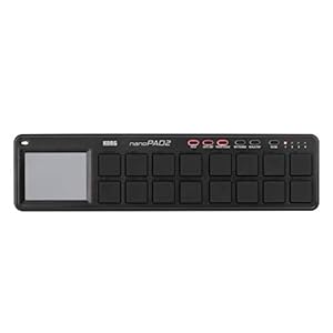 KORG nanoPAD2 – Slimline USB MIDI 16-Pad Controller – Black