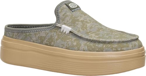 Image of HEYDUDE Women's Austin Lift Platform Mule | Casual Slip-On Shoes | Lightweight, Comfortable, Stylish Everyday Footwear