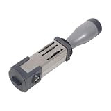 OFFSCH Handlicher Datumsstempel aus Pp und Metall Langlebiger Tagesnummernstempel für Handgemachte Karten und Geschenkaufkleber Praktischer Rollstempel in Silber
