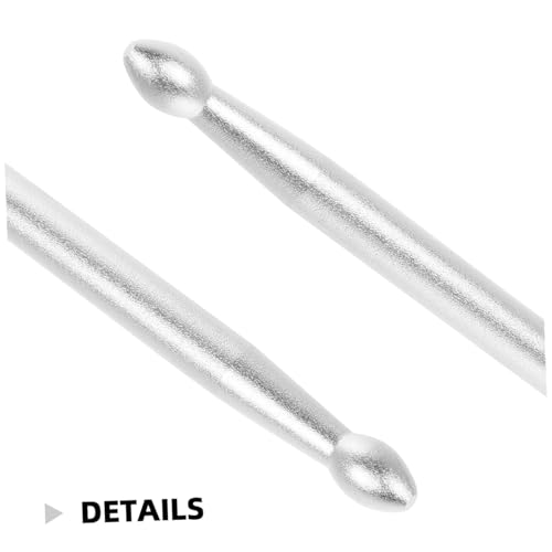 Par de baquetas de aleación de aluminio LIOOBO miniatura 3