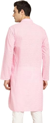 Men's Pure 100% Cotton Embroidered Only Kurta4