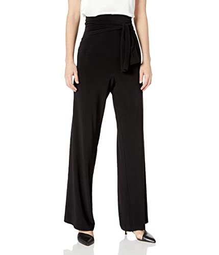 Ty Front All in One Straight Pant Black