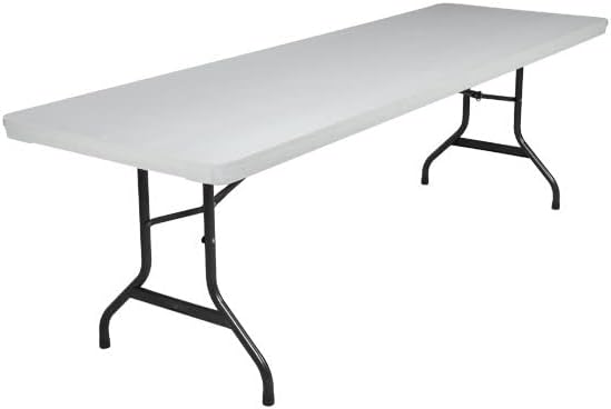 Miniatura 6 de Grandipity Mantel protector de mesa de elastano elástico de 4 pies para mesas plegables estándar, rectangular, universal, ajustable, para banquete