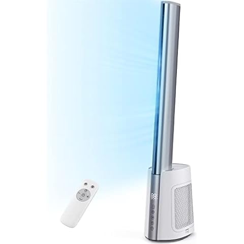 Gimify Ventilador de Torre sin Aspas con Filtro HEPA y Mando a Distancia Cover