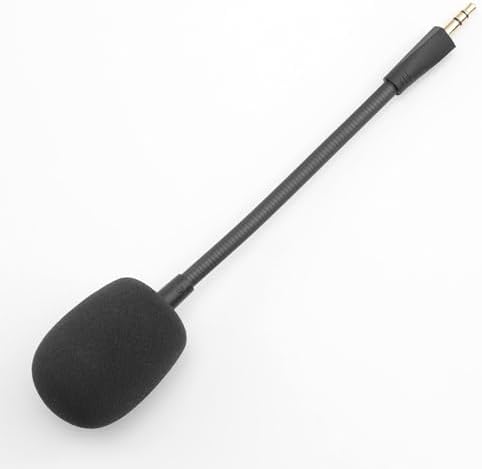 LEFXMOPHY Blackshark V3 Mic Replacement for Razer Blackshark V3, V3 PRO, V3 X (2025 Version) Game Headset Microphone Accessory Black Shark 3rd Gen 3.5mm Detachable Gaming Boom Mike with Foam, Black — view 3