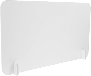 Cabilock Anti-Droplet Partition Board 19.7X11.8 Inch Frosted Desktop Divider Privacy Screen for Office School Restaurant Splash Proof Acrylic Protector Panel