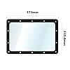 2PCS FEP Release Films Replacement for Anycubic Photon Mono 2K/Mono 4K/Photon Ultra/Photon D2, Integrated Design Upgrades Resin Vat Pre-Installed FEP Film for 3D Printer Accessories, 173x115.4x0.15mm #1