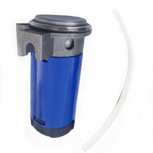 YIYIDA 12V Blue Universal Fit Car Air Pump Compressor Horn Kit with Chrome Plated Air Horn for Truck, Watercraft