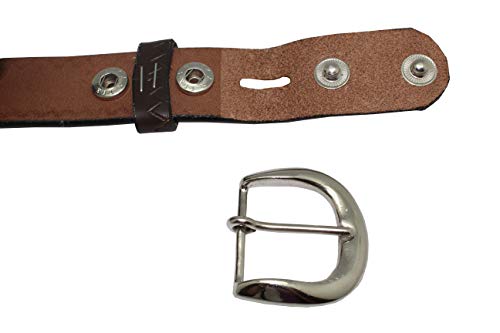 Men's Genuine Leather Belt – Big & Tall 5XL, Removable Buckle, Men's Casual Leather Belt4