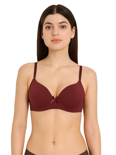 Image of Viola's Secret 6 Pack of Color Print T-Shirt Bras B Cup C Cup and D Cup