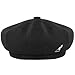 Kangol Wool Jax Beret for Women and Men, Extra-Large, Black