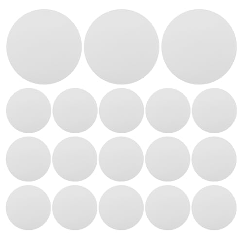 KOCKSHION 200pcs Medium Flow Qualitative Filter Paper Round Laboratory Grade for Scientific Testing and Industrial Filtration