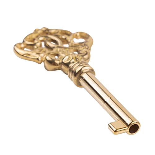 Solid Brass Skeleton Key For Grandfather Clock Doors, Cabinet Doors, Dresser Drawers, Desk - Antique, Vintage, Old Furniture | Kyf-2 (1) #TOP2