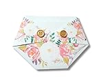 Diaper Baby Gift Card Holder Floral and Green - Cute Baby Shower Game Prizes from Kards by Kaylee (Floral Pattern)