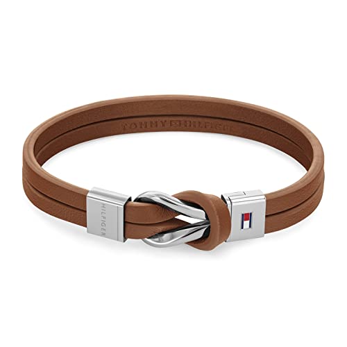 Tommy Hilfiger Jewelry Pulsera de Piel para Hombre Marrón - 2790441