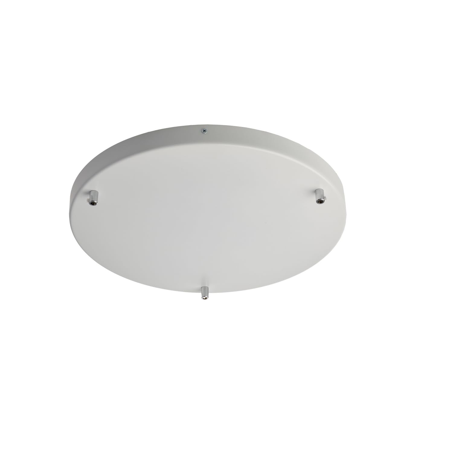 Rosace Rosace multicâbles en fer blanc diamètre 40 à 3 trous H.3 d.40 BL290-PL3-DM40-BCO