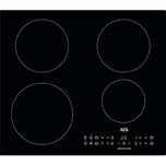 AEG 3000 Series Induction Hob, IKX64301CB, 4 Cooking Zones, 60cm, Hob2Hood Function, Built-In Hob, Felixible Bridge Zones, Key-lock, Booster, Automatic Heating-Up, LED Indicators, 44x560x490mm, Black