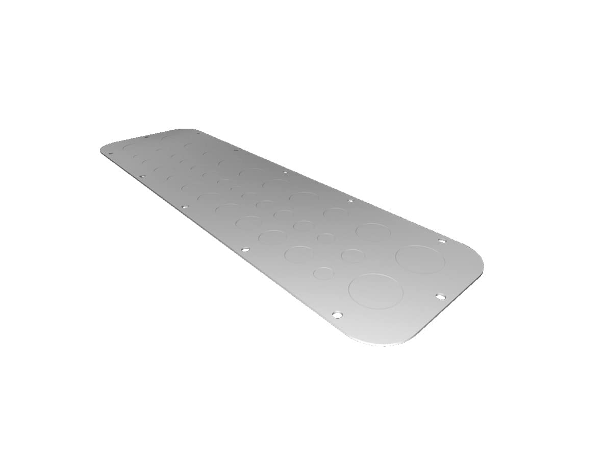 Plaque de raccordement tôle d'acier 534 mm évite tension des câbles