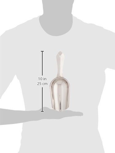 4 Ounce Stainless Steel Ice Scoop image 2