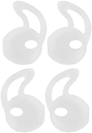Earpod Cover for Apple AirPods -Secure Fit Grip Compatible with iPod Touch,iPhone 5, and iPhone 6 Earphone Earbuds Headphones - Perfect for Running Exercise Gym and Sports (2Pairs-White)